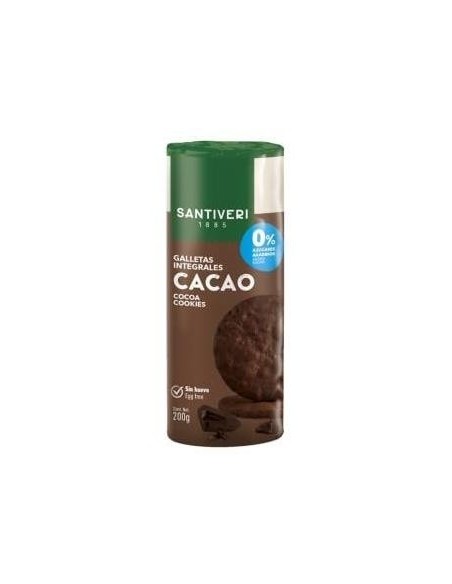 Galletas Digestive Cacao 0% Azucares 200 Gramos Santiveri