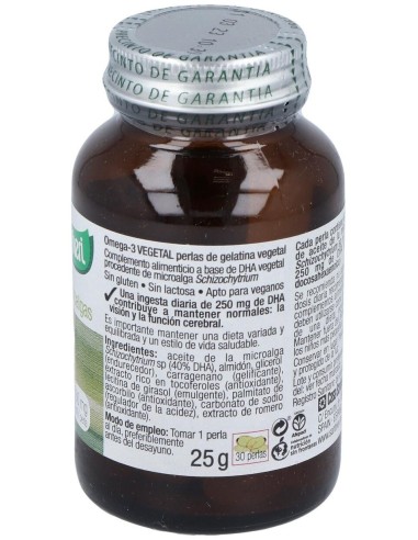 Dha Vegetal 30 Perlas Santiveri