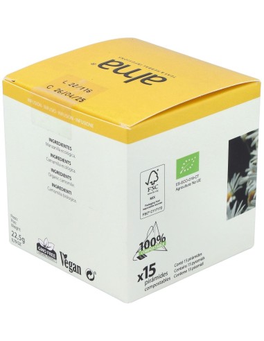 Manzanilla Infusion 15Piramides. Eco Vegan de Alma Home