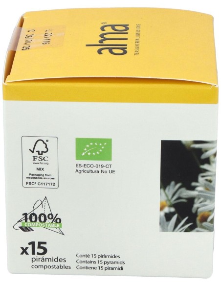 Manzanilla Infusion 15Piramides. Eco Vegan de Alma Home