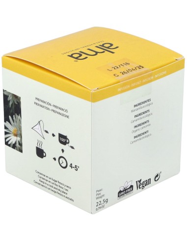 Manzanilla Infusion 15Piramides. Eco Vegan Alma Home
