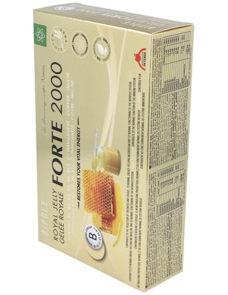 Bipole Jalea Real Forte 2000 20 ampollas de Intersa