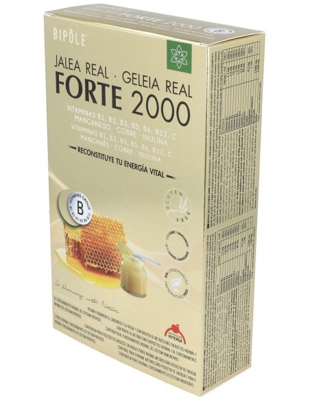 Bipole Jalea Real Forte 2000 20 ampollas de Intersa
