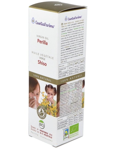 Aceite Vegetal Perilla Bio 100 ml | Esential Aroms Natural