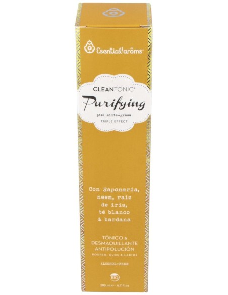 Cleantonic Purifying 200 ml Esential Aroms para Piel Mixta