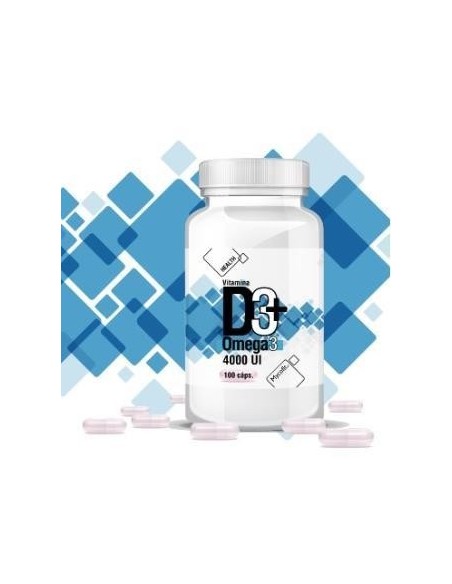 Vitamina D3 4000Ui + Omega 3 100 cápsulas Mycofit eficaz