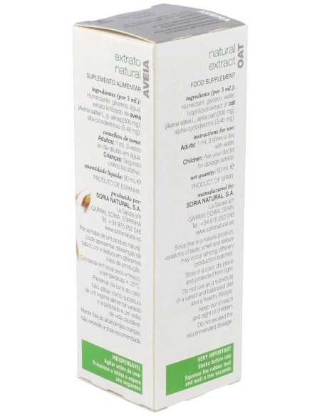 Ext. Avena Xxi 50Ml. S/Al de Soria Natural