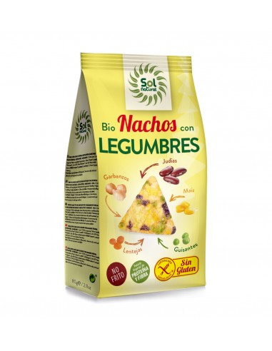 Nachos Con Legumbres Sin Gluten Bio 80 G De Solnatural