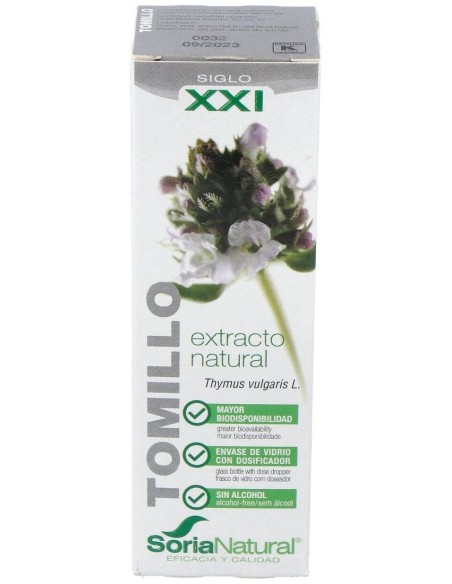 Ext. Tomillo Xxi 50Ml. S/Al de Soria Natural