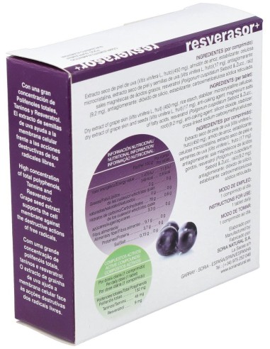 Resverasor Plus 28 Comprimidos de Soria Natural