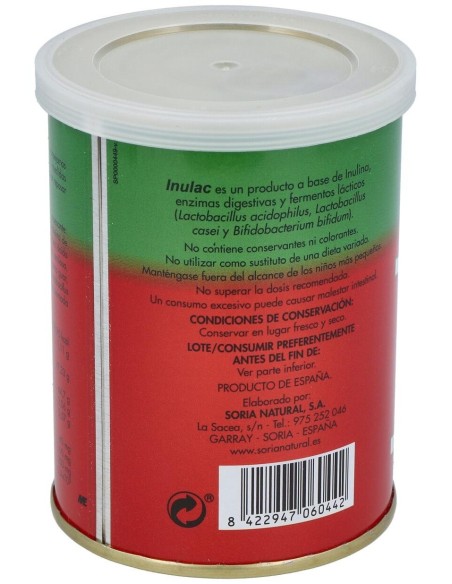 Inulac Bote 200Gr. de Soria Natural
