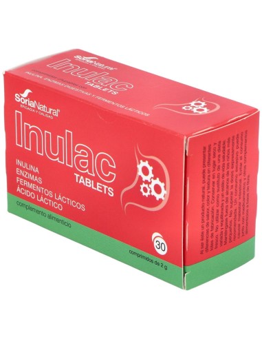 Inulac Tabletas 30 Comprimidos de Soria Natural