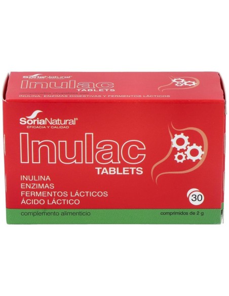 Inulac Tabletas 30 Comprimidos de Soria Natural