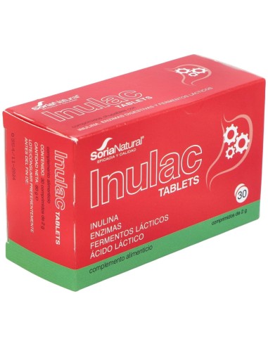 Inulac Tabletas 30 Comprimidos de Soria Natural