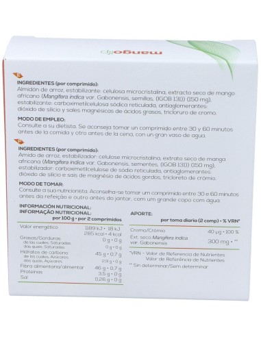 Mangolip 28 Comprimidos de Soria Natural