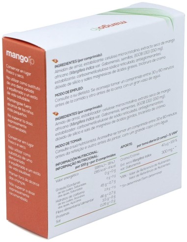 Mangolip 28 Comprimidos de Soria Natural