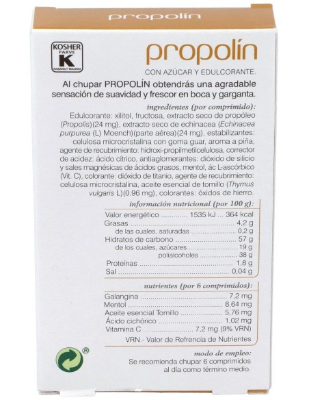 Propolin 48 ComprimidosX250Mg. de Soria Natural