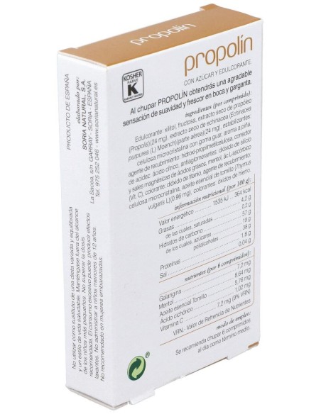 Propolin 48 ComprimidosX250Mg. de Soria Natural