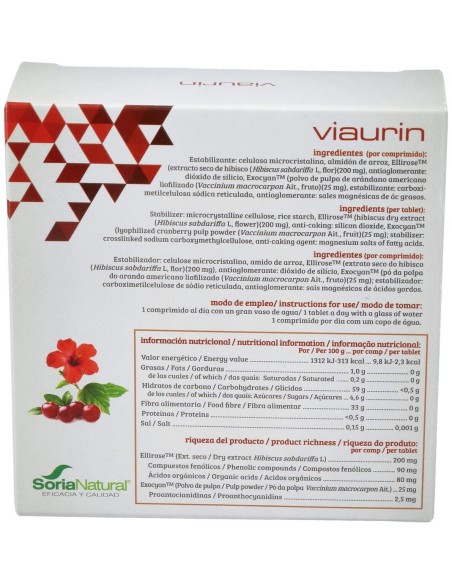 Viaurin 28 Comprimidos de Soria Natural