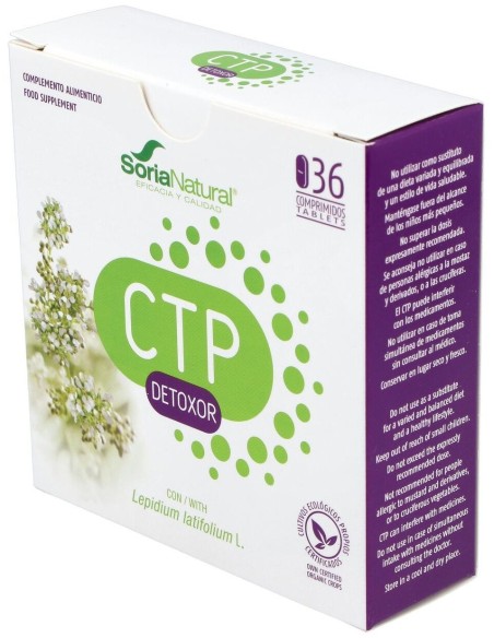 Ctp 36 Comprimidos de Soria Natural