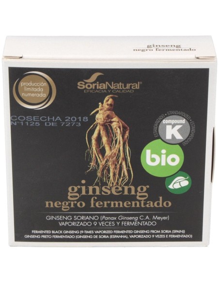 Ginseng Negro Fermentado 24Cap. de Soria Natural