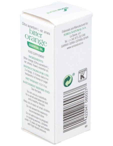 Esencia de Azahar 15Ml. de Soria Natural