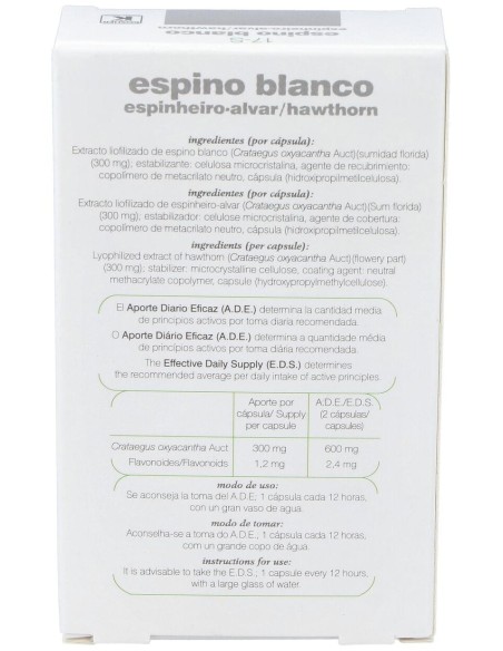 Pack de 2 uds Espino Blanco 30 capsulas de Soria Natural
