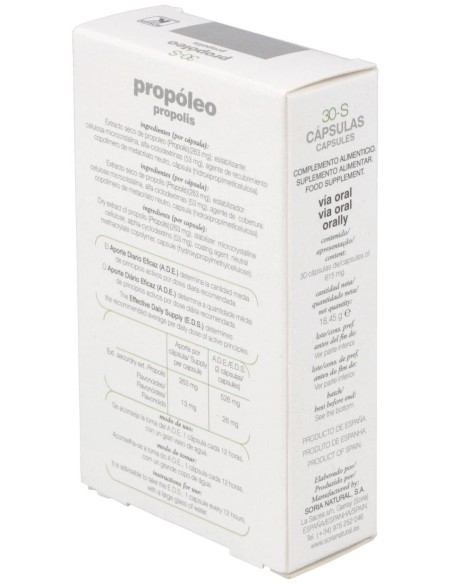 Propoleo 30 capsulas de Soria Natural