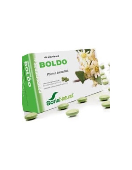 Boldo 60 Comprimidos de Soria Natural