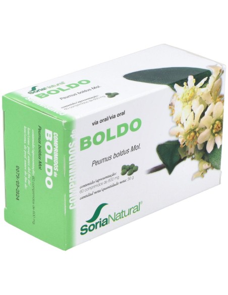 Boldo 60 Comprimidos de Soria Natural