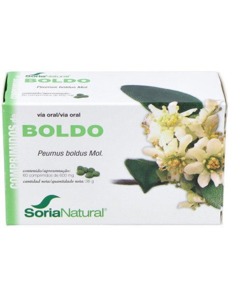 Boldo 60 Comprimidos de Soria Natural