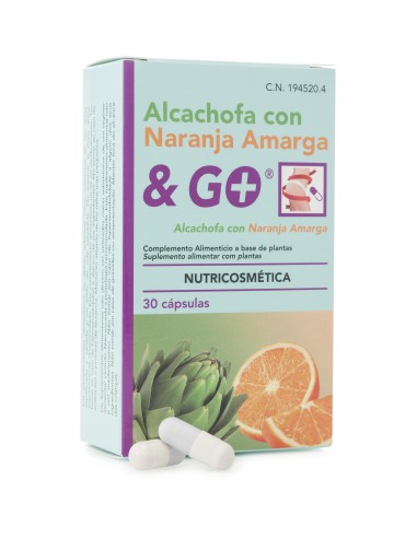 Alcachofa Con Naranja Amarga &Amp; Go 30 Cap De Pharma%26Go