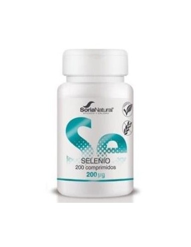 Selenio 250 mg Liberación Sostenida 200 Comprimidos Soria Natural