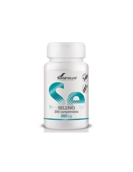 Selenio 250 mg Liberación Sostenida 200 Comprimidos Soria Natural