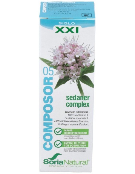Composor 05 Sedaner Complex XXI 50ml - Soria Natural Oficial