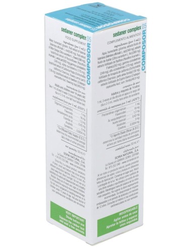 Composor 05 Sedaner Complex XXI 50ml - Soria Natural Oficial