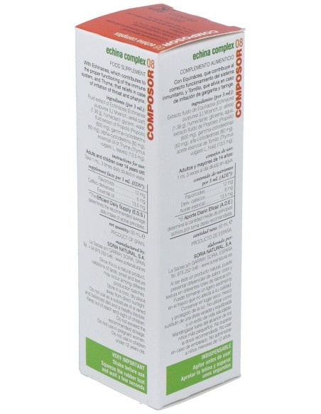 Composor 08 Echina Complex Xxi 50Ml. de Soria Natural
