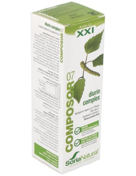 Composor 7 Diurin Complex Xxi 50Ml. de Soria Natural