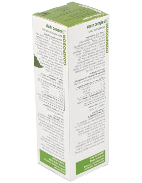 Composor 7 Diurin Complex Xxi 50Ml. de Soria Natural