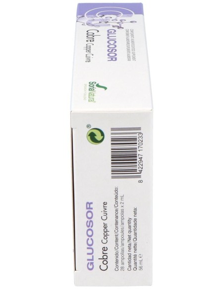 Glucosor Cobre 28 Ampollas de Soria Natural