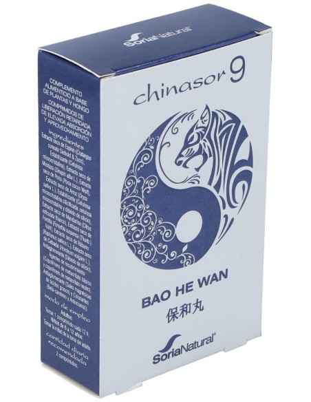 Chinasor 09 Bao He Wan 30 Comprimidos de Soria Natural