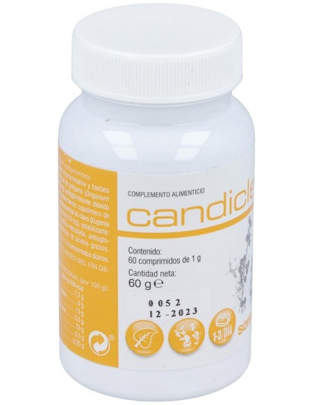 Candiclean Candidas 60 Comprimidos de Soria Natural