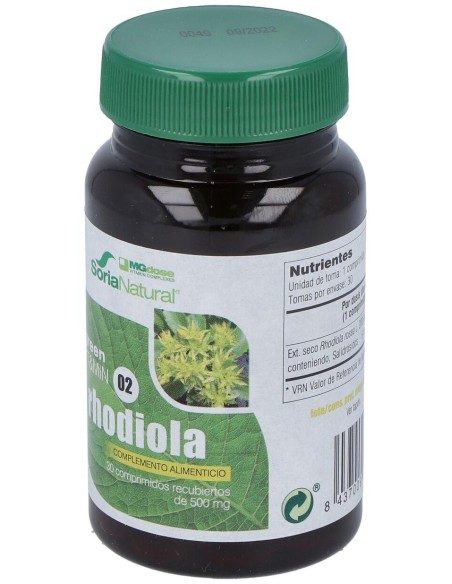 Rhodiola 500Mg.30 Comprimidos de Mgdose