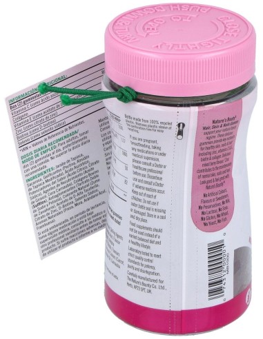 Gummies Biotina para Pelo, Piel y Uñas Natures Bounty 60uds
