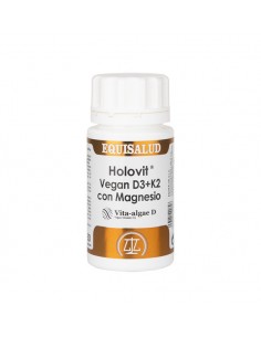Holovit Vegan D3+K2 Con Magnesio 50 Cap De Equisalud