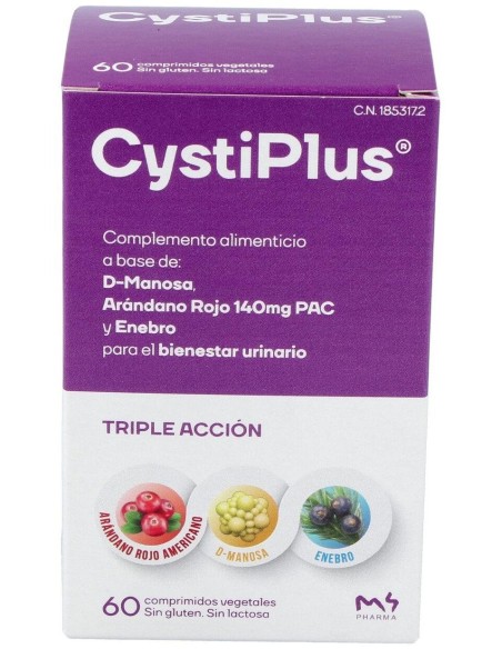 Cystiplus 60 Comp. Salengei  Apoyo Natural para la Salud Urinaria