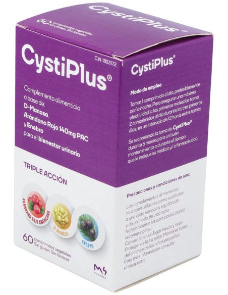 Cystiplus 60 Comp. Salengei  Apoyo Natural para la Salud Urinaria