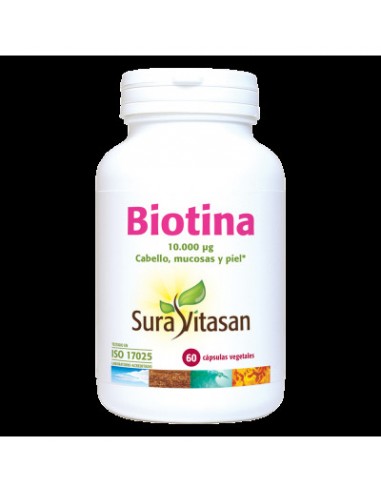 Biotina 60 Caps De Sura Vitas