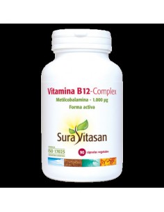 Vitamina B12 Complex 90 Caps De Sura Vitas