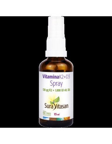 Vitamina K2 + D3   Spray 15 Ml De Sura Vitas